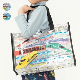 kiejun Pool Bag, Shinkansen Kids, Boys, Pool, Beach Bag, Plastic Bag, For Beach, Train, Doctor Yellow, Hayabusa Komachi, 04 turquoise