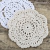 Framendino, 12 Pack 4 Inch Crochet Doilies Round Cotton Handmade