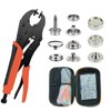 FUZHIJIA 60 Sets Snap Fastener Kit Tool, Adjustable Snap Setter