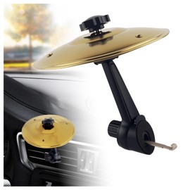 Car Cymbal for Dash Air Vent,Interesting Car Crash Cymbal Air Vent Parts with 360° Adjustable Design for Driving Pleasure,Universal Cars Symbol Drum Airs Vents Cymbals