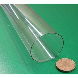 Tenite CAB Butyrate Round Tube 2.50" (2-1/2") OD x 2.375" (2-3/8") ID x 1/16" Wall x 6 Ft. Length 1 pc