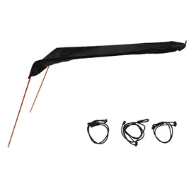 Yosoo Health Gear Kayak Sun Shade Canopy Oxford Fabric Lightweight Portable Sunshade Awning for Boat Canoe Fishing (Black)