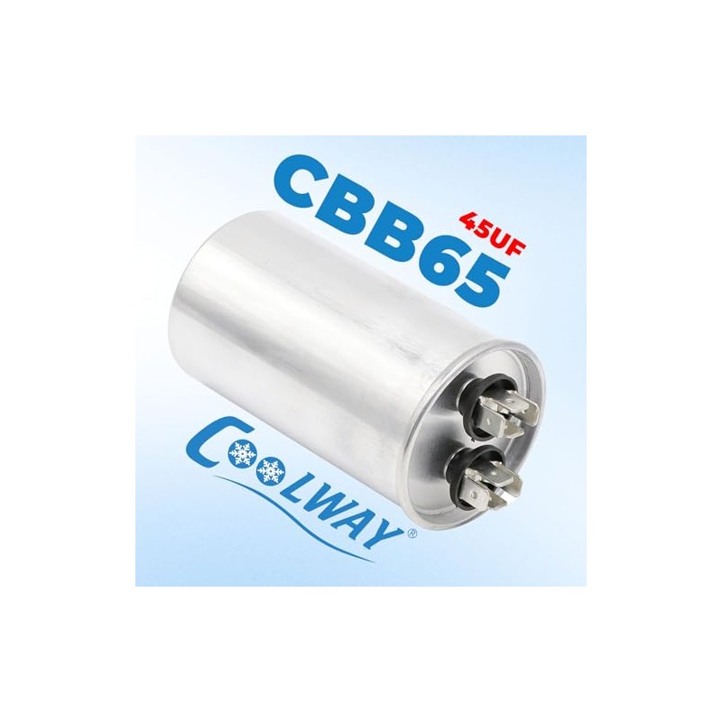 Capacitor de CA de arranque y funcionamiento de 45 uF