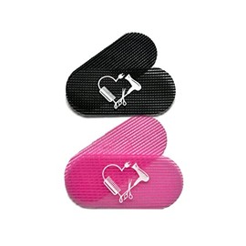 HAIR GRIPPERS ® 2 COLORS BUNDLE PACK 4 PCS for Men and Women - Salon and Barber, Hair Clips for Styling, Hair holder Grips (Pink/Black).