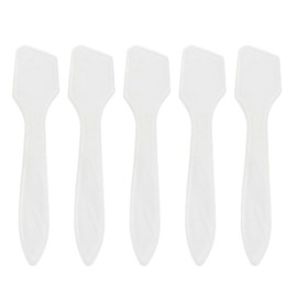 Healifty Mascarilla Facial Paleta de espátula cosmética Cuchara de espátula de Maquillaje Cuchara de espátula (50 Piezas de mascarilla Transparente)