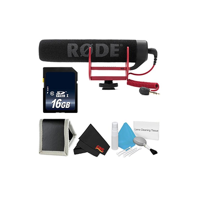 Rode VideoMic GO VIDEOMIC-GO + 16GB Memory Card + Deluxe