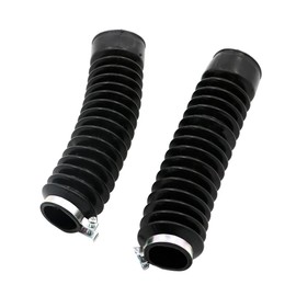 Alpha Rider 35mmx53mmx245mm Front Fork Cover Shock Absorber Left & Right Set Dust Proof Protector Fit For Dart Yamaha Tricker 250 XG250 Motorcycle Motorcycle Rubber Fork Boots Fork Guard