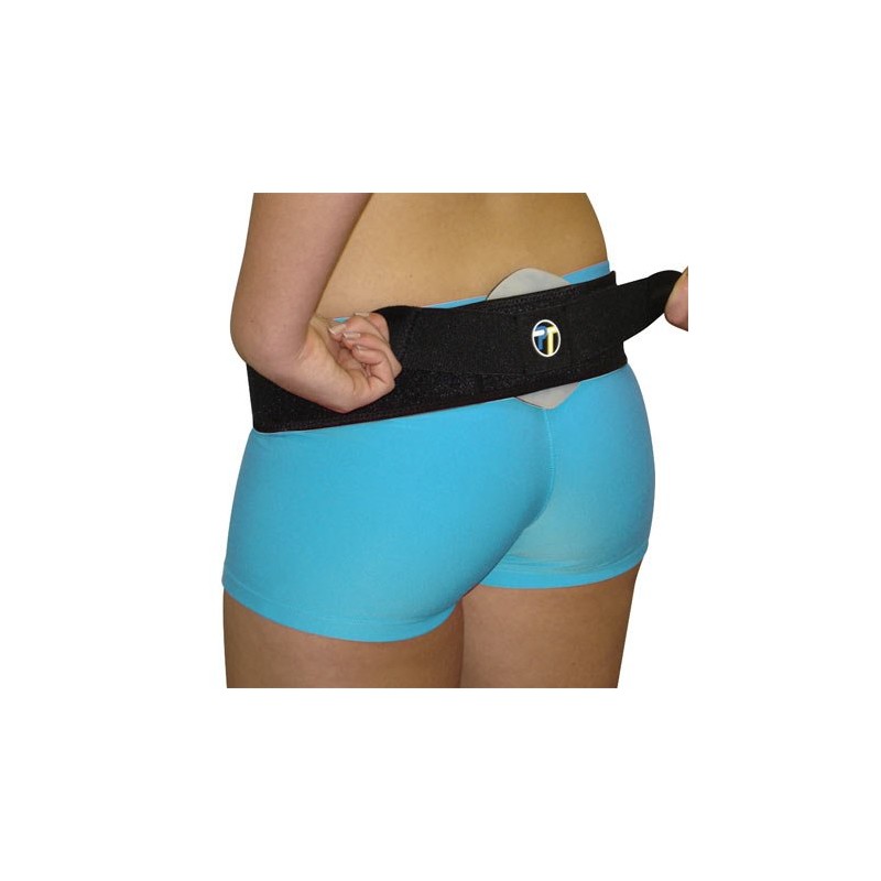 Pro-Tec Athletics SI Back Belt with Compression Pad (Medium/Black)