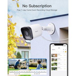 ARENTI 2.5K/4MP Security Camera Outdoor,CCTV Camera with Spotlight,Colorful Night Vision,2 Way Audio,Motion Detection,Customize Zone,24/7 Recording,IP65,Wifi Camera Outdoor