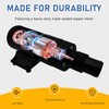 QUTUNI 12V Macerator Pump: Self-Priming, Run-Dry Protected for RV &