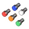 Heschen 22mm LED Indicator Pilot Light AD16-22D / S 110V