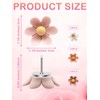 Pink Flower Push Pins，30 Pcs