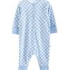 NEXT Footless Cotton Romper, Pack of 4, blue