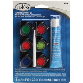 Testors Acrylic Paint Pot Set, Fluorescent