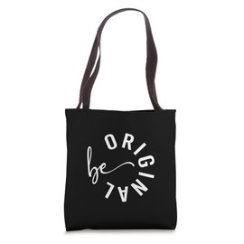 Minimalist Motivation Positive Typography, Just Be Yourself Tote Bag