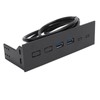 TXD167 5.25 Inch Front Panel USB Hub Dual Port 5Gbps