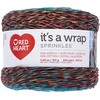 RED HEART E886.9863 It's A Wrap Sprinkles Yarn Blueberry Tart
