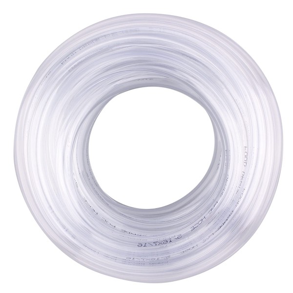 DERNORD PVC Tubing 5/16"ID X 7/16"OD Flexible Clear Vinyl Hose