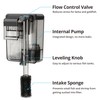NICREW Slim Aquarium Filter, Quiet Fish Tank HOB Filters for