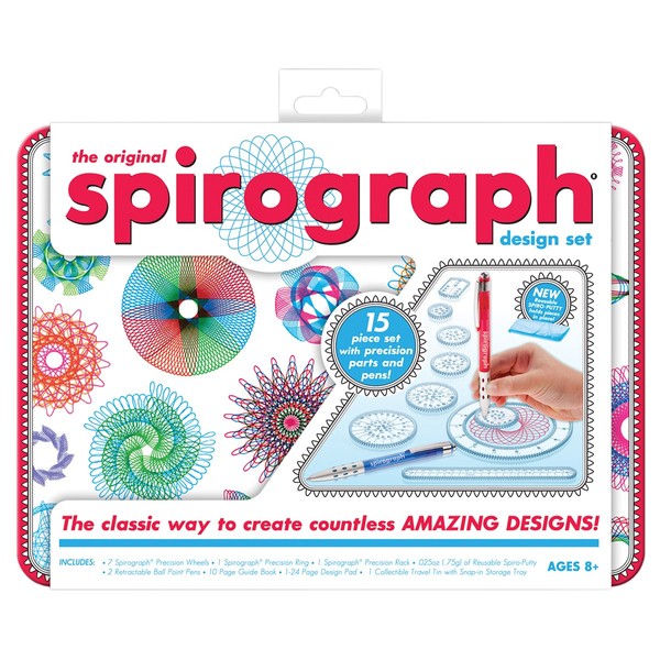 Spirograph Design Tin Set, Multicolor (1002Z)