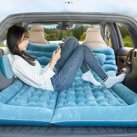 YFQYR Car Air Mattress for HAVAL H4 2018 2019 2020 Back Seat Inflatable Bed Camping Trunk Airbed Sleeping Bed Traveling Foldable Boot Mattress Outdoor,Black01-B