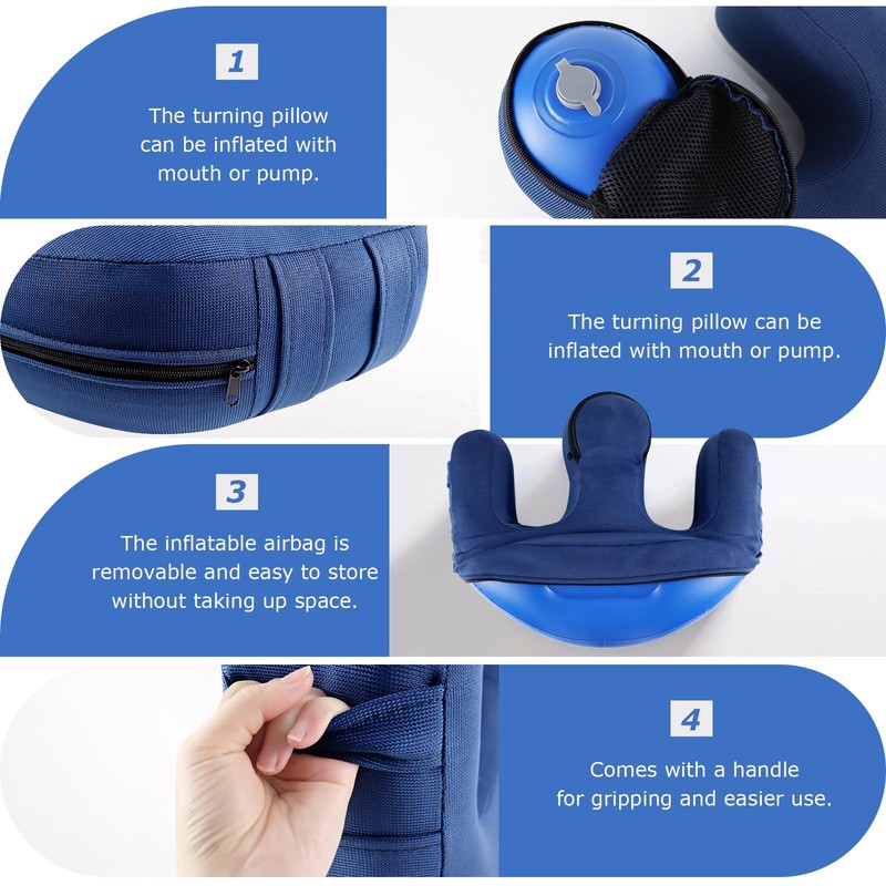 [Delete] Inflatable Patient Rotating Device, U-shaped Pillow, Anti-Decubitus Paralyzed, Patient