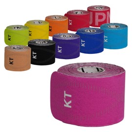 KT Tape KTPR20/HPPRO20 Kinesiology Tape (Elastic, Release Paper) Hero-Pink Precut 2.0 x 9.8 inches (5 x 25 cm), Pack of 20, No Scissors Required, Compatible with All Areas, One Size Fits Most