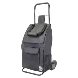 dbest Products Carro de Carro Compacto con Bolsillos – Carro Plegable sobre Ruedas – Carro rodante Multiusos con Bolsa extraíble, Bolsillos de Almacen
