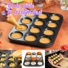 J.H. Company Molde Cupcake Muffin Panque Antiadherente Reposteria 10221