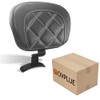 FOVPLUE Rider Backrest,Adjustable Driver Backrest Pad Kit fits for Harley
