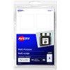 Avery Removable Multi-Purpose Square White Labels, 1.5 Inch X 1.5