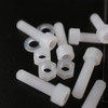 10x PVDF socket head, hex head, plastic machine screws, M5