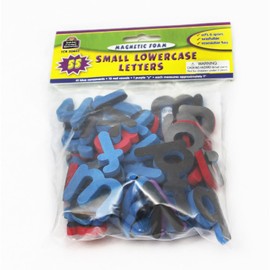 Teacher Created Resources 1-inch - 1 1/4-inch Magnetic Foam: Small Lowercase Letters, Blue/Red/Purple (TCR20623)