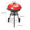 Aquila Asador Circular Con Ruedas - As9952