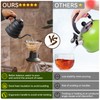EFUTURETIME Gooseneck Kettle Gooseneck Kettle Black with Thermometer 1.2 L