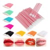 noved 300pzs Lip Brush Desechable Para Pestañas Microblading Labio
