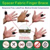 IRUFA,FS-OS-10,3D Breathable Elastic Fabric Finger support, Splint, Brace Sleeve Stabilizers