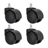 PATIKIL 2 Inch Swivel Casters, 4 Pack 360 Degree Nylon