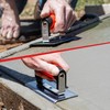 Goldblatt Concrete Tools, Concrete Edger, 6" x 6" Blue Steel