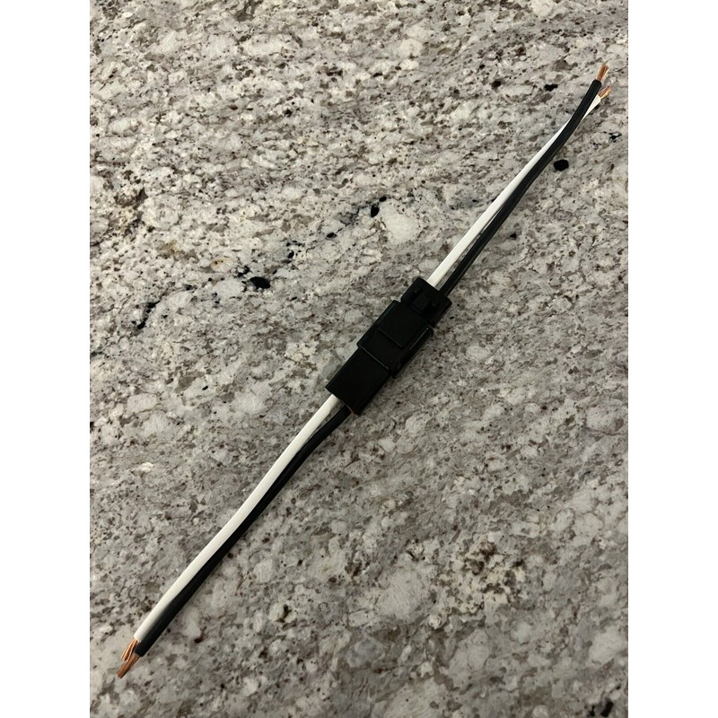 Deutsch 10 AWG Black Assembled Deutsch DTP 2 Pin waterproof