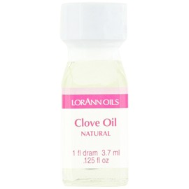 LorAnn Clove Leaf Oil SS Natural Flavor, 1 dram bottle (.0125 fl oz - 3.7ml - 1 teaspoon) - Pack of 12