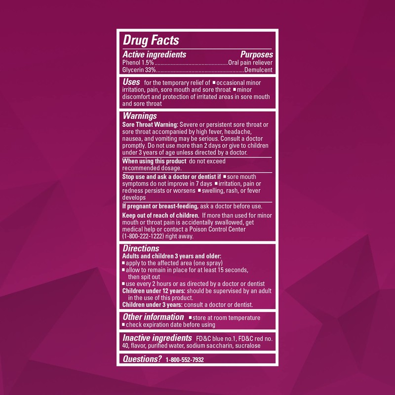 Chloraseptic Max Strength Sore Throat Spray, Wild Berries Flavor, 4.0