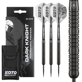 KOTO - Dark Night, 24 G, Black, 80% Tungsten, Incl. 3 Barrels, 3 Flights & 3 Shafts