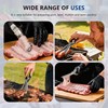 UoeRing Rib Membrane Remover Tool, 304 Stainless Steel, for BBQ,