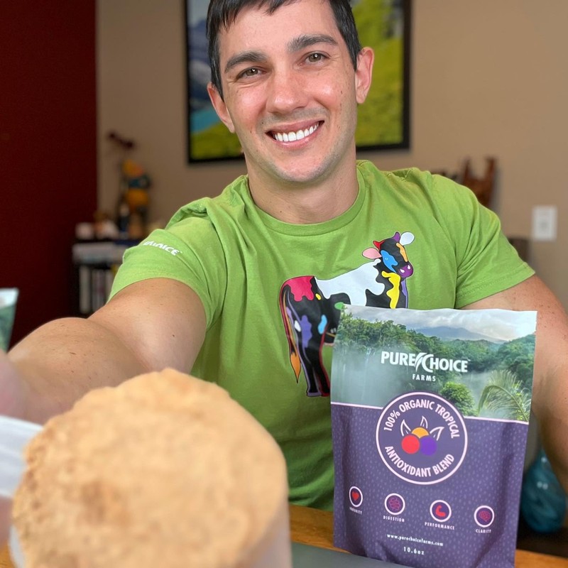 Pure Choice Whey Organic Superfood Antioxidant Powder, Tropical Fruit Blend