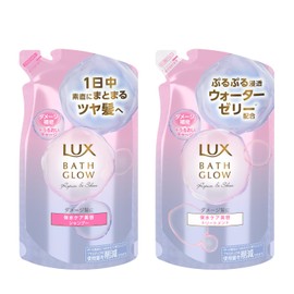 Lux (ラックス) [Set Purchase] Bath Glow Repair and Shine Shampoo + Conditioner (Treatment) Refill Pair Each 12.3 oz (350 g) Hydration Beauty with Beauty Amino