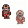 U-Sky Sew or Iron on Embroidered Patches | Adorable Orange