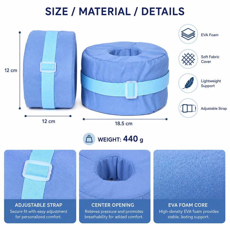 Donut Foam Foot Cushion for Resting Support – Soft EVA