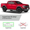 Voron Glass in-Channel Extra Durable Rain Guards for Ford Ranger