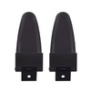 103528 Truck Cap Glass Rear Door Hinges with Hardware,2Pcs
